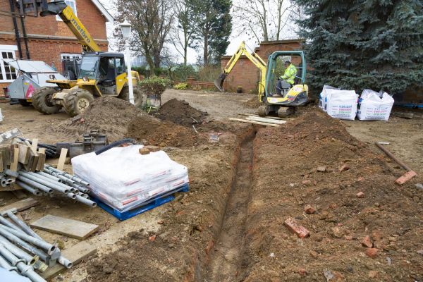 Drainage Ditch Digging in Danbury