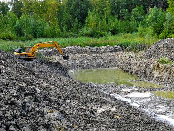 Fish Pond Digging in Danbury