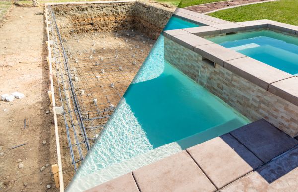 Pool Site Leveling in Danbury