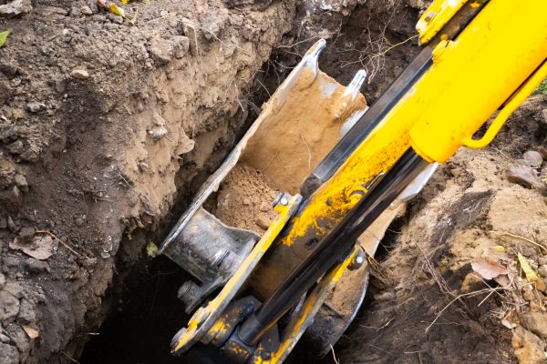 Downspout Trenching in Danbury