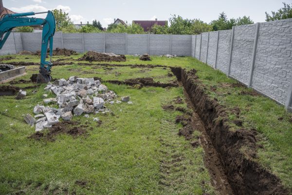 Cost of Yard Trenching in Danbury