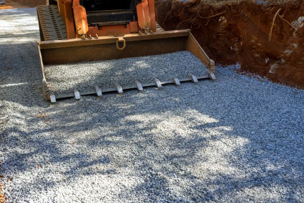 Gravel Driveway Rut Repair in Danbury