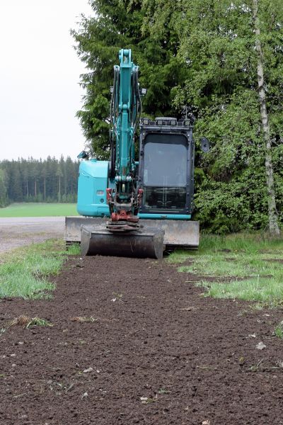 Backhoe Grading in Danbury