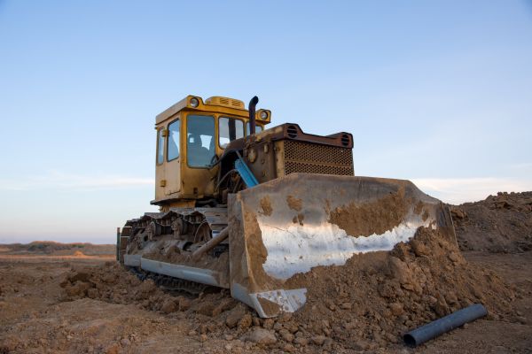 Bulldozer Land Grading in Danbury