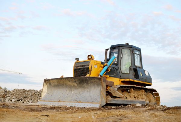Bulldozer Land Excavation in Danbury