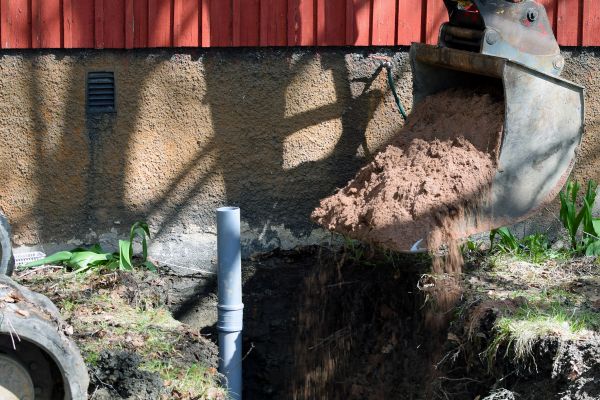Sewer Line Digging in Danbury
