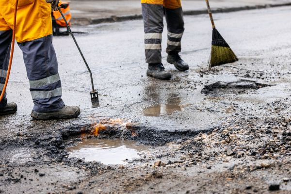 Cost of Gravel Pothole Repair in Danbury