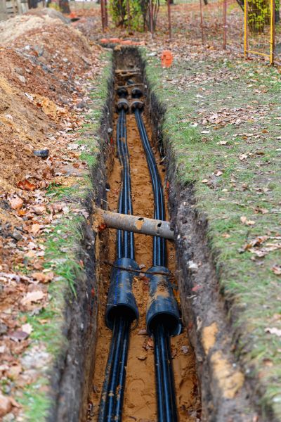 Electrical Line Excavation in Danbury